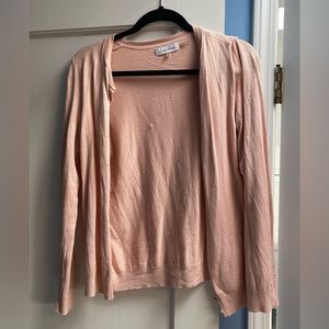 Calvin Klein Blush Pink Cardigan - Size M